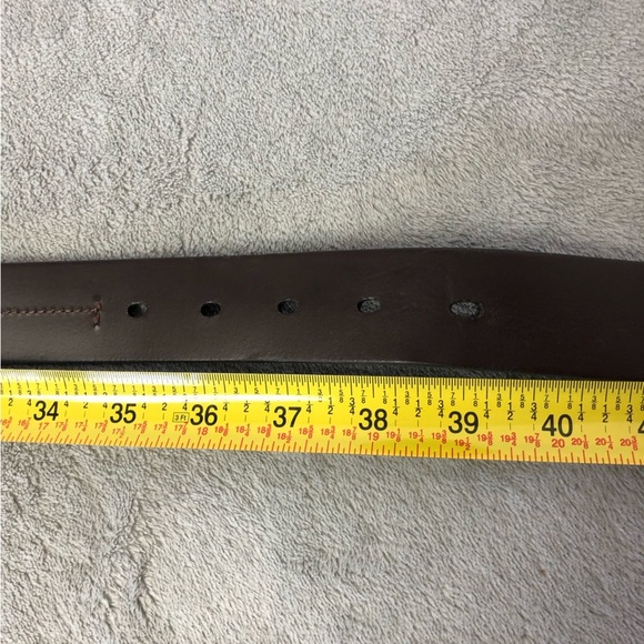 Fossil Black & Brown Leather Reversible Belt Unisex - Picture 10 of 13